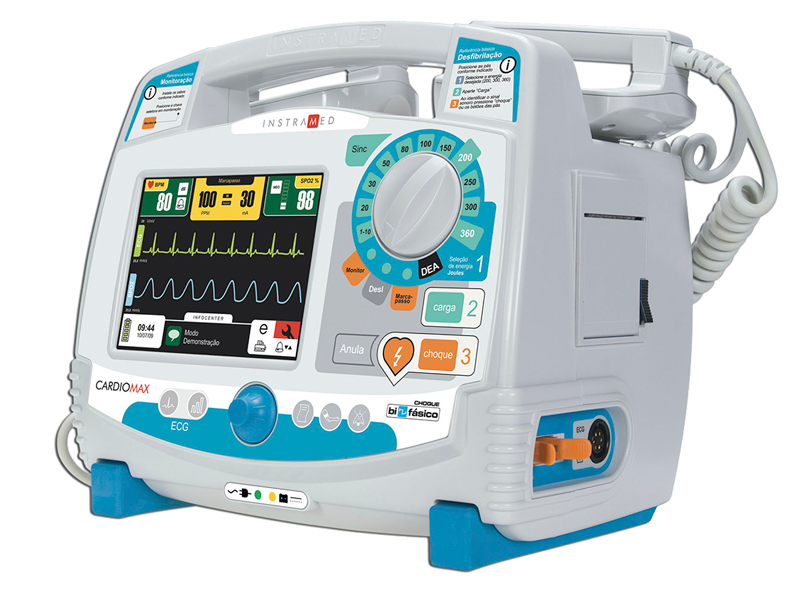 O Cardioversor e Desfibrilador da Instramed é um equipamento médico hospitalar prático, confiável, inteligente e fácil de usar. O aparelho tem projeto robusto e é utilizado em centenas de organizações médicas e desenvolvido para a realidade do atendimento