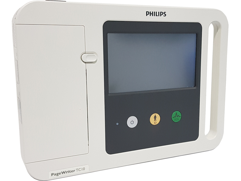 Com seu tamanho compacto e peso leve, o Eletrocardiógrafo TC10 Philips é uma solução portátil que atende às necessidades do cliente em uma ampla gama de cenários de atendimento médico.